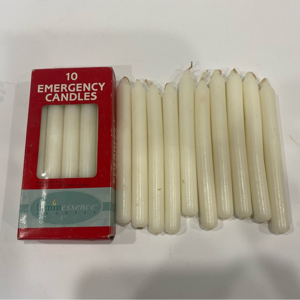 Luminescence Candles- Emergency Candles 20 Candles